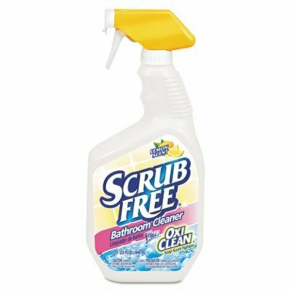 Church & Dwight Co. ArmHammer, Scrub Free Soap Scum Remover, Lemon, 32oz Spray Bottle, 8PK 3320000105